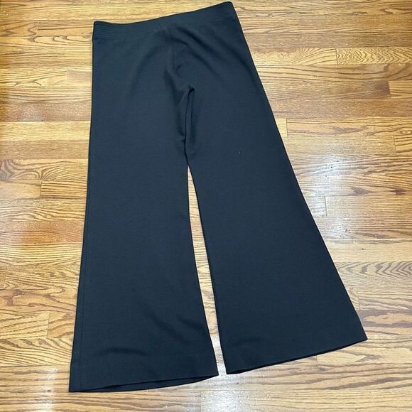 Diane Von Furstenburg Black Wide-Leg Pants - Picture 1 of 4